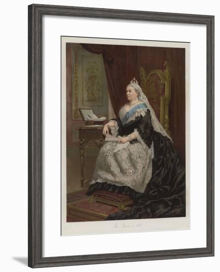 The Queen in 1887-null-Framed Giclee Print