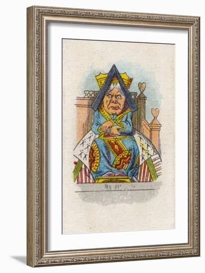 The Queen in Court, 1930-John Tenniel-Framed Giclee Print