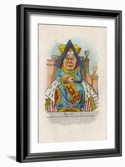 The Queen in Court, 1930-John Tenniel-Framed Giclee Print