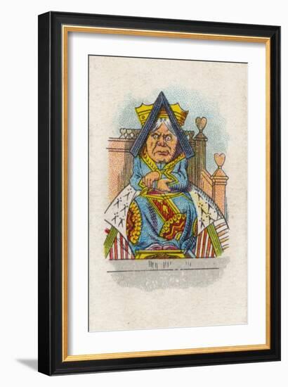 The Queen in Court, 1930-John Tenniel-Framed Giclee Print