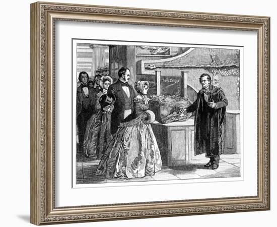 The Queen in the Woodwardian Museum, C1850S-null-Framed Giclee Print