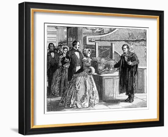 The Queen in the Woodwardian Museum, C1850S-null-Framed Giclee Print
