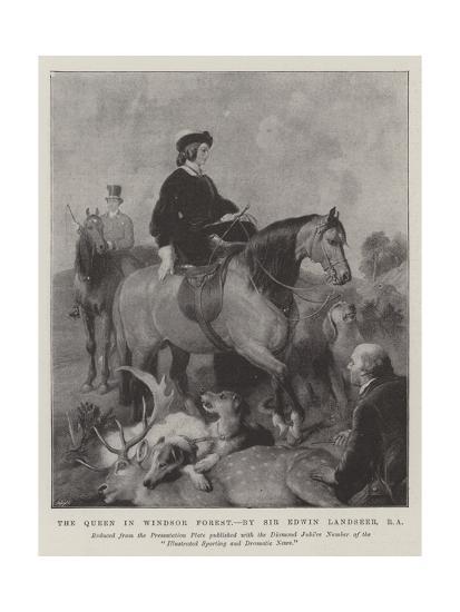 The Queen In Windsor Forest Giclee Print Edwin Landseer Art Com The Queen In Windsor Forest Giclee Print Edwin Landseer Art Com