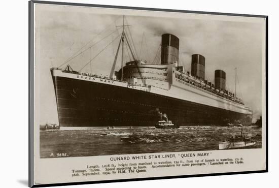 The Queen Mary-null-Mounted Photographic Print