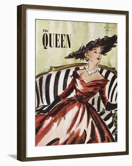 The Queen, May 1952-The Vintage Collection-Framed Giclee Print