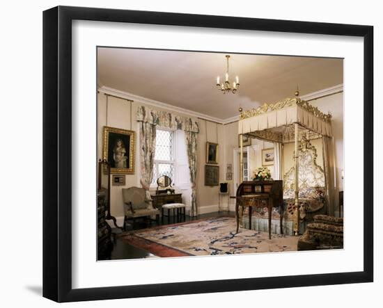 The Queen Mother's Bedroom, Glamis Castle, Highland Region, Scotland, United Kingdom-Adam Woolfitt-Framed Photographic Print