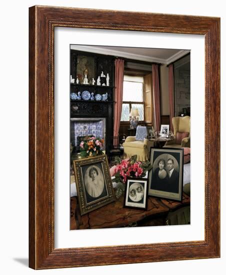 The Queen Mother's Sitting Room, Glamis Castle, Highland Region, Scotland, United Kingdom-Adam Woolfitt-Framed Photographic Print