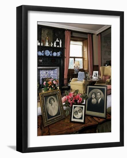 The Queen Mother's Sitting Room, Glamis Castle, Highland Region, Scotland, United Kingdom-Adam Woolfitt-Framed Photographic Print