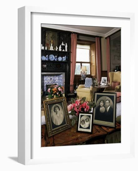 The Queen Mother's Sitting Room, Glamis Castle, Highland Region, Scotland, United Kingdom-Adam Woolfitt-Framed Photographic Print