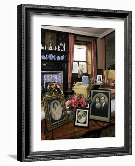 The Queen Mother's Sitting Room, Glamis Castle, Highland Region, Scotland, United Kingdom-Adam Woolfitt-Framed Photographic Print