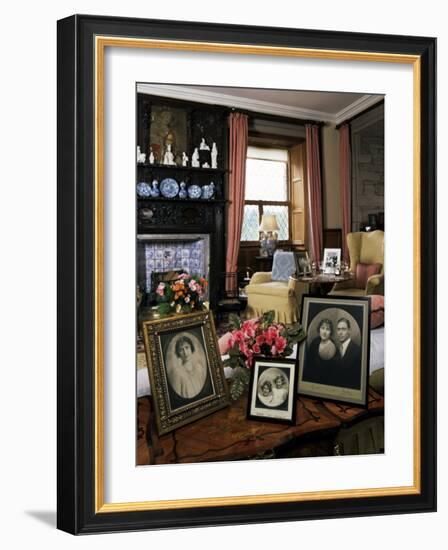 The Queen Mother's Sitting Room, Glamis Castle, Highland Region, Scotland, United Kingdom-Adam Woolfitt-Framed Photographic Print