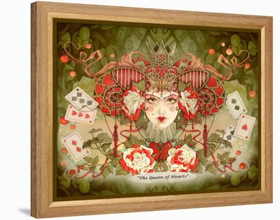 The Queen of Hearts-Linda Ravenscroft-Framed Premier Image Canvas