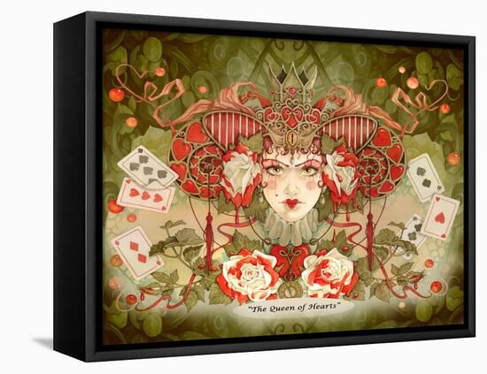 The Queen of Hearts-Linda Ravenscroft-Framed Premier Image Canvas