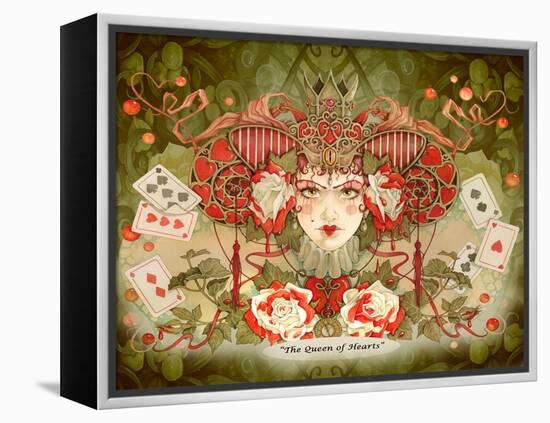 The Queen of Hearts-Linda Ravenscroft-Framed Premier Image Canvas