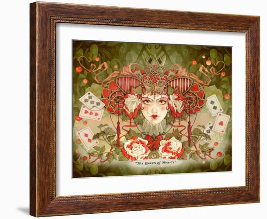 The Queen of Hearts-Linda Ravenscroft-Framed Giclee Print