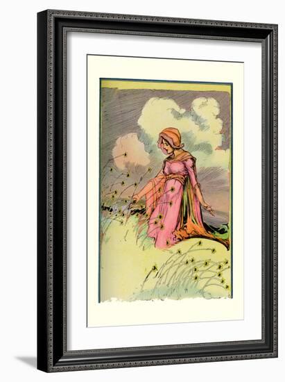 The Queen of Oogaboo-John R. Neill-Framed Art Print