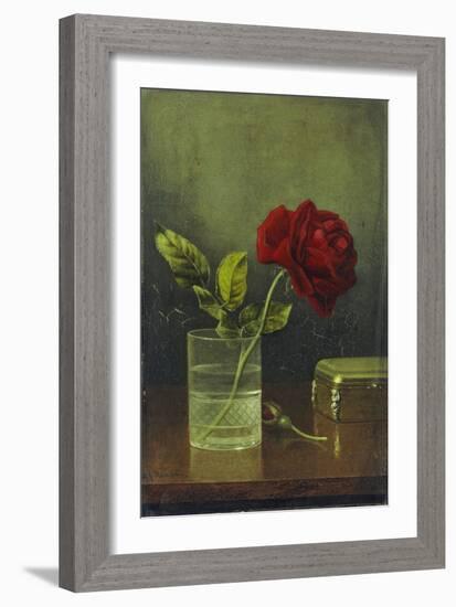 The Queen of Roses-Martin Johnson Heade-Framed Giclee Print