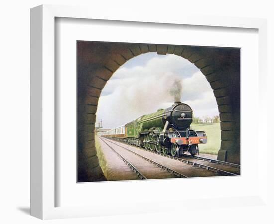 The 'Queen of Scots' of the North Eastern Railway, Illustration from 'The Wonder Book of…-English School-Framed Giclee Print