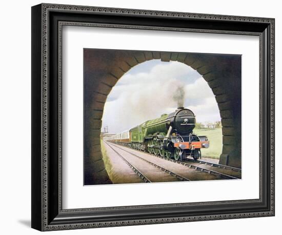 The 'Queen of Scots' of the North Eastern Railway, Illustration from 'The Wonder Book of…-English School-Framed Giclee Print