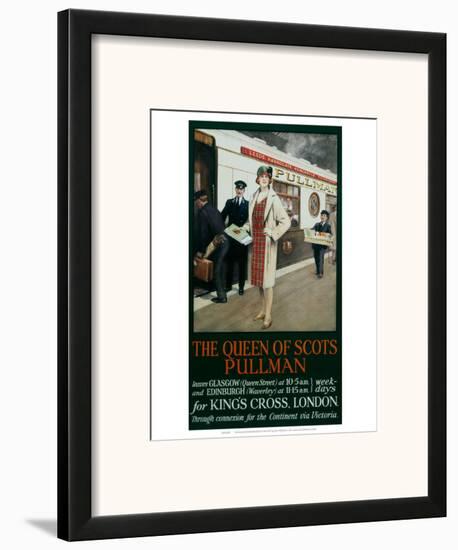 The Queen of Scots Pullman, Pullman Company, c.1930s-null-Framed Art Print