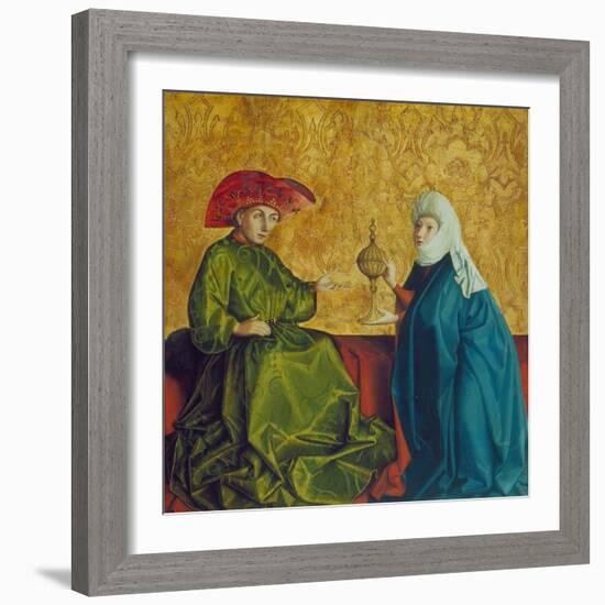 The Queen of Sheba before King Solomon, C. 1435-37-Konrad Witz-Framed Giclee Print