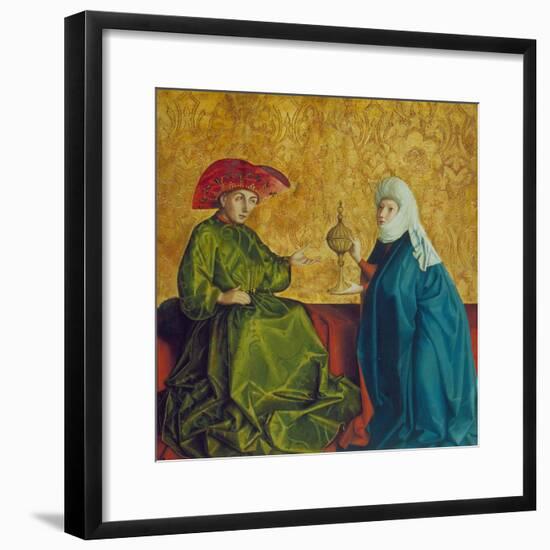 The Queen of Sheba before King Solomon, C. 1435-37-Konrad Witz-Framed Giclee Print