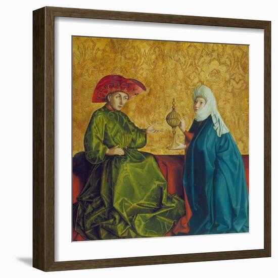 The Queen of Sheba before King Solomon, C. 1435-37-Konrad Witz-Framed Giclee Print