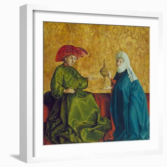 The Queen of Sheba before King Solomon, C. 1435-37-Konrad Witz-Framed Giclee Print