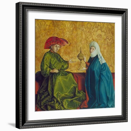 The Queen of Sheba before King Solomon, C. 1435-37-Konrad Witz-Framed Giclee Print