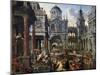 The Queen of Sheba before Solomon, 1601-Hans Vredeman de Vries-Mounted Giclee Print