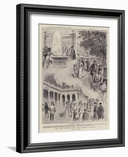 The Queen of the European Spas, Scenes in Carlsbad-null-Framed Giclee Print