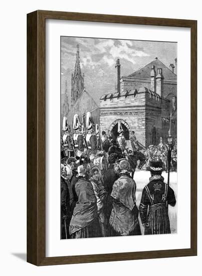 The Queen Opening Parliament, 1846-null-Framed Giclee Print