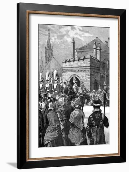 The Queen Opening Parliament, 1846-null-Framed Giclee Print