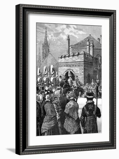 The Queen Opening Parliament, 1846-null-Framed Giclee Print