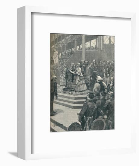 'The Queen Opening The Crystal Palace', 1906-Unknown-Framed Giclee Print