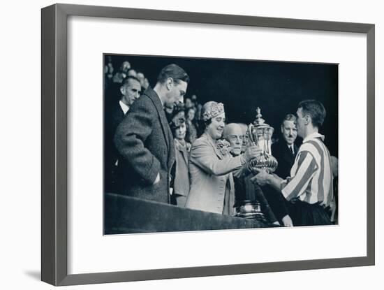 'The Queen Presents The Cup', 1937-Unknown-Framed Giclee Print