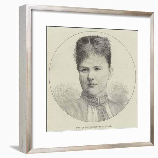 The Queen-Regent of Holland-null-Framed Giclee Print