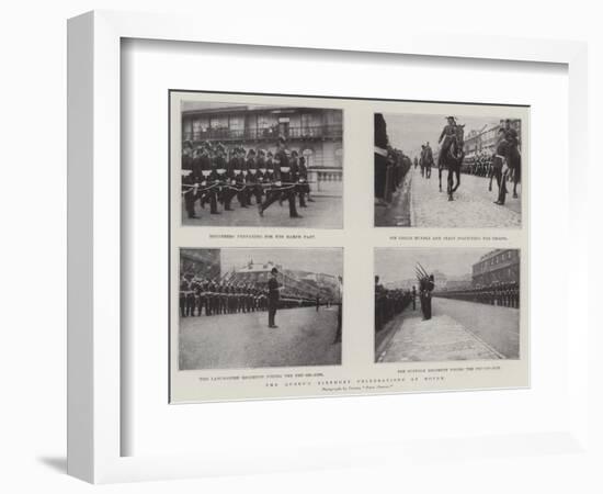 The Queen's Birthday Celebrations at Dover-null-Framed Giclee Print