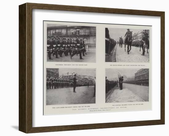 The Queen's Birthday Celebrations at Dover-null-Framed Giclee Print