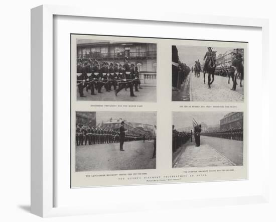 The Queen's Birthday Celebrations at Dover-null-Framed Giclee Print