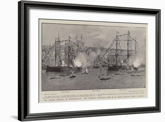 The Queen's Birthday in Newfoundland-Joseph Nash-Framed Giclee Print