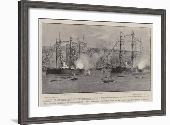 The Queen's Birthday in Newfoundland-Joseph Nash-Framed Giclee Print