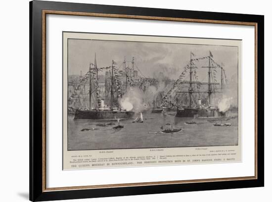 The Queen's Birthday in Newfoundland-Joseph Nash-Framed Giclee Print