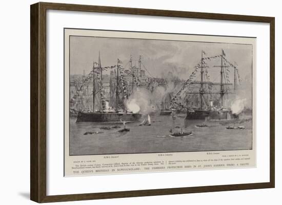 The Queen's Birthday in Newfoundland-Joseph Nash-Framed Giclee Print