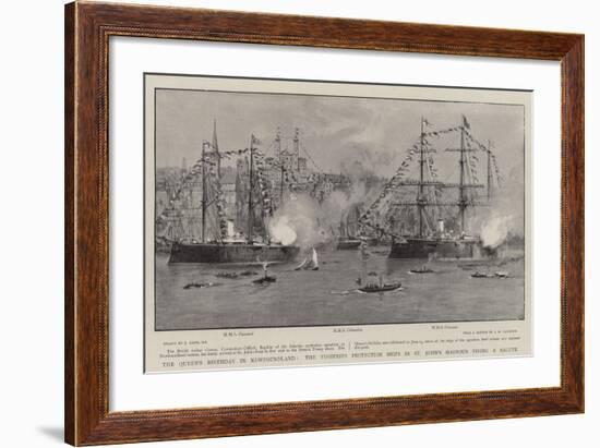 The Queen's Birthday in Newfoundland-Joseph Nash-Framed Giclee Print