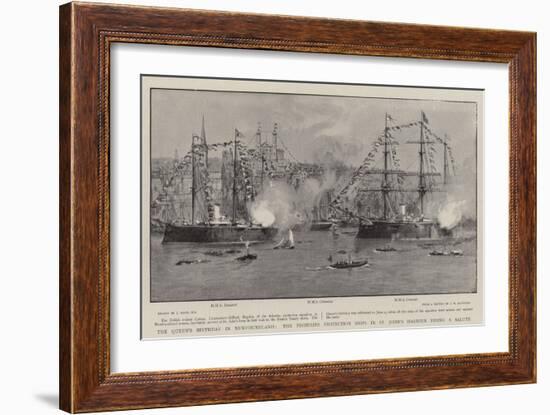 The Queen's Birthday in Newfoundland-Joseph Nash-Framed Giclee Print