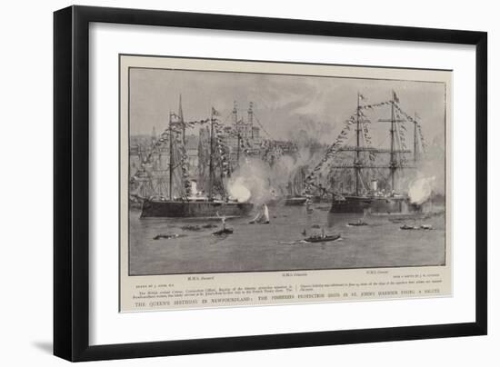 The Queen's Birthday in Newfoundland-Joseph Nash-Framed Giclee Print