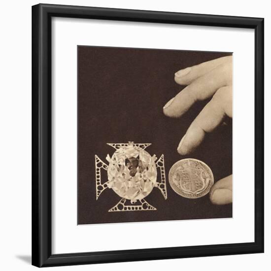 'The Queen's Coat of Arms', 1937-Unknown-Framed Photographic Print