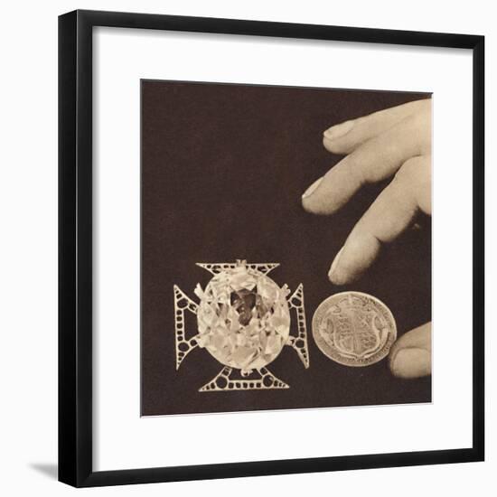 'The Queen's Coat of Arms', 1937-Unknown-Framed Photographic Print