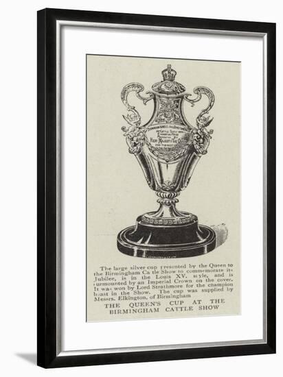 The Queen's Cup at the Birmingham Cattle Show-null-Framed Giclee Print